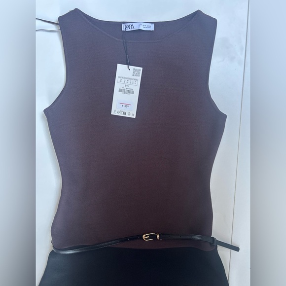 Zara belted knit mini dress - Picture 9 of 12